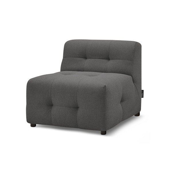 Tamsiai pilkas sofos modulis Kleber - Bobochic Paris-image-3