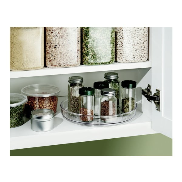 Pasukamas iš plastiko prieskonių indų organizatorius ø 23 cm Linus – iDesign-image-4