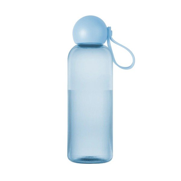 Šviesiai mėlynos spalvos iš perdirbto plastiko butelis Kelioninis buteliukas 600 ml Ture – Sagaform