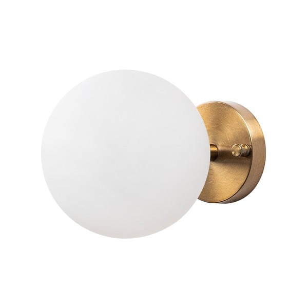 Baltos spalvos/bronzinės spalvos sieninė lempa ø 15 cm Atmaca – Opviq lights-image-2