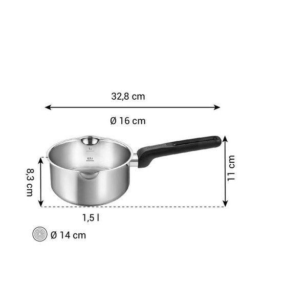 Prikaistuvis iš nerūdijančio plieno tinka indukcinei viryklei 1,5 l Brava – Tescoma-image-3