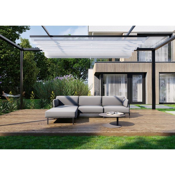 Sodo modulinė sofa šviesiai pilkos spalvos 234 cm Salve – Sit Sit-image-4