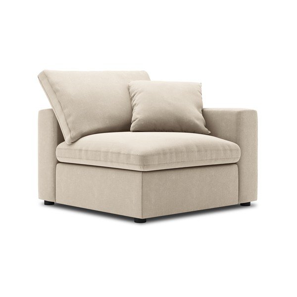 Smėlio spalvos modulinės sofos kampas Windsor & Co Sofas Galaxy, dešinysis kampas-image-2