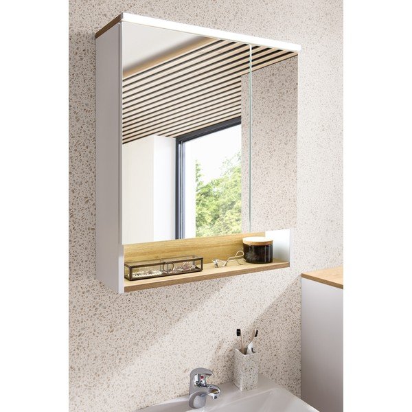 Baltos spalvos vonios daiktadėžė 72x60 cm Quickset 383 – Pelipal-image-1