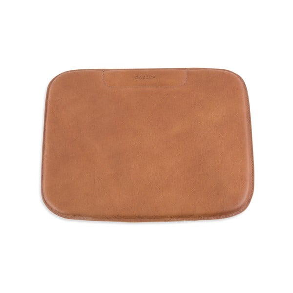 Konjako rudos spalvos buivolo odos "Gazzda Leina" sėdynės pagalvėlė