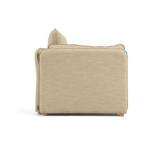 Smėlio spalvos sulankstoma sofa 210 cm Tanit – Kave Home-image-3