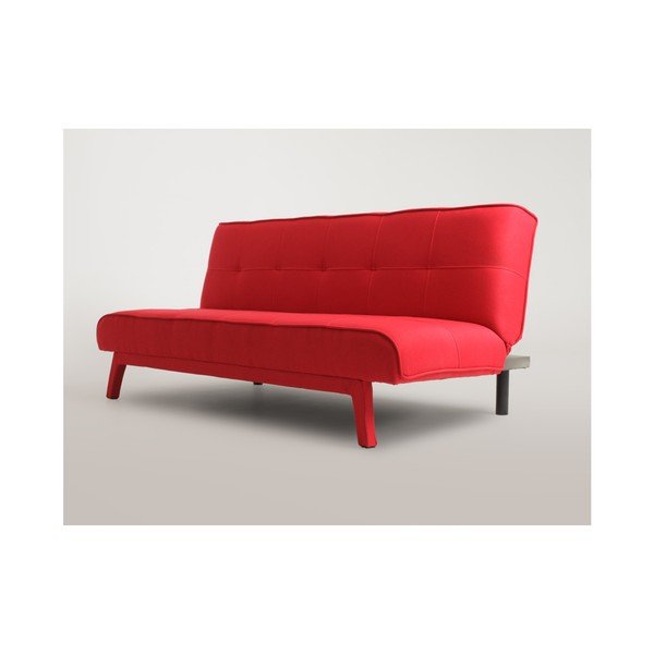 Pasirinktinės formos režimai Raudona dvigulė sofa lova-image-1