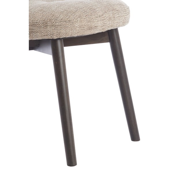 Smėlio spalvos iš audinio valgomojo kėdžių komplektas 2 vnt. Sinosa – Light & Living-image-4