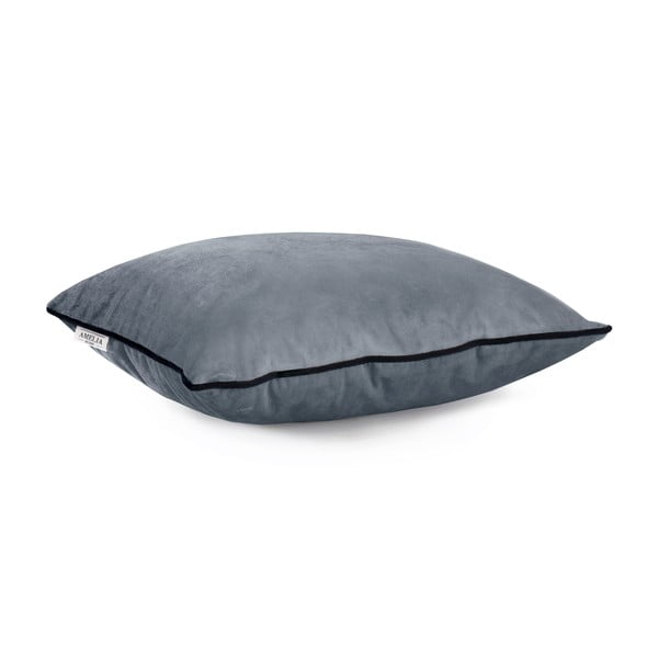 2 tamsiai pilkų pagalvės užvalkalų rinkinys AmeliaHome Piping, 45 x 45 cm