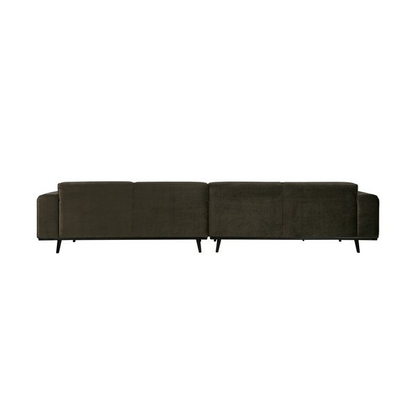 Tamsiai žalia aksominė sofa BePureHome Statement, 372 cm-image-3