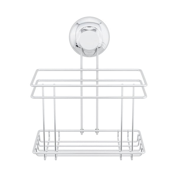 Klijuojama iš metalo vonios lentyna sidabrinės spalvos Bestlock Bath – Compactor-image-4