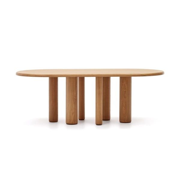 Valgomojo stalas iš uosio 105x220 cm Mailen – Kave Home