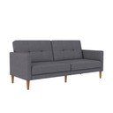 Sulankstoma sofa pilkos spalvos 82 cm Lilly – Støraa
