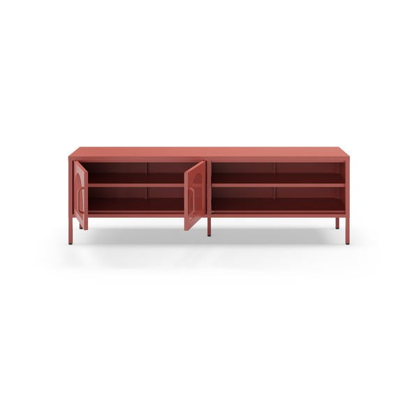 TV spintelė raudonos plytų spalvos 160x50 cm Diora – Marckeric-image-2