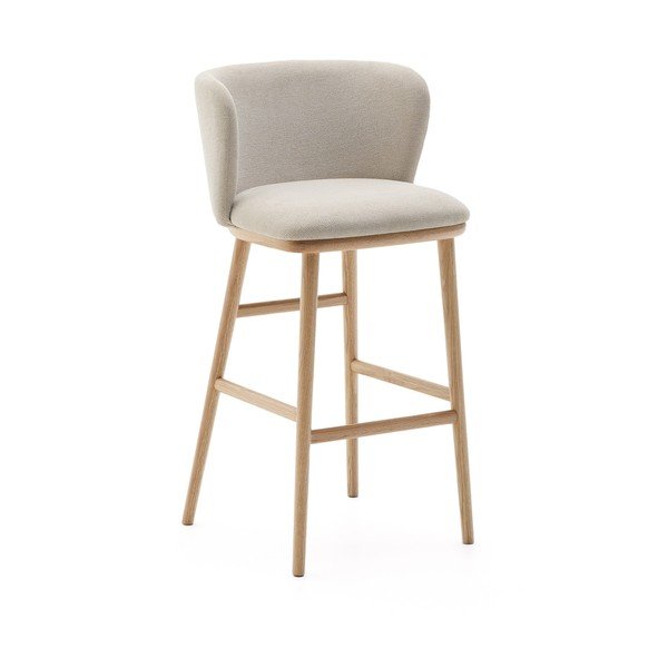 Baro taburetė smėlio spalvos (sėdynės aukštis 75,5 cm) Ciselia – Kave Home