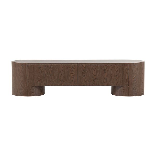 Tamsios natūralios spalvos TV spintelė 200x50x50 cm Velari – WOOOD-image-2