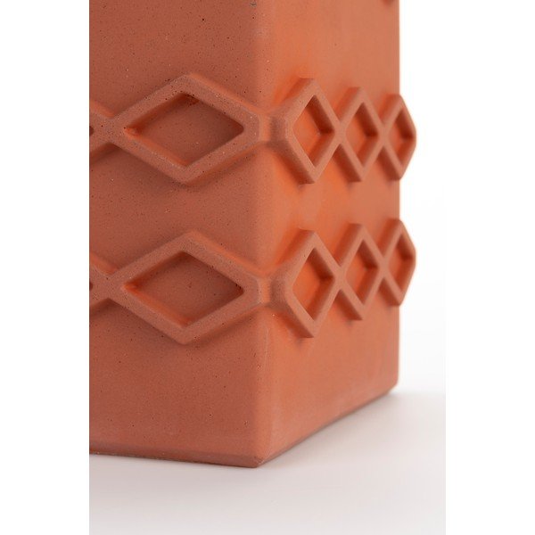 Iš betono vaza oranžinės spalvos Graphic – Zuiver-image-4