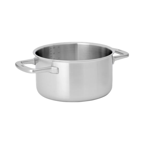 Puodas iš nerūdijančio plieno su dangčiu tinka indukcinei viryklei 3 l Lucca 3.0 – FABINI-image-2