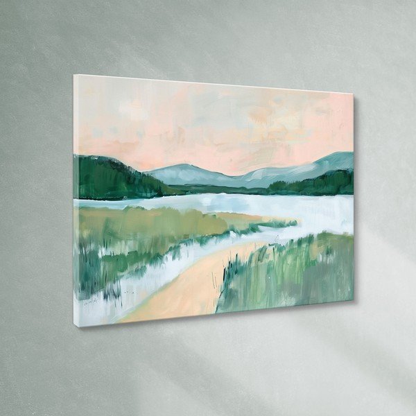 Paveikslas 70x100 cm Gouache Lake – Styler-image-4