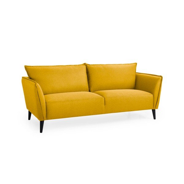 Geltona sofa Scandic Retro, 206 cm-image-2