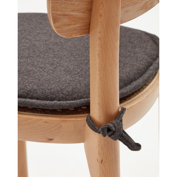 Iš mikropluošto sėdynės pagalvėlė 43x43 cm Romane – Kave Home-image-2