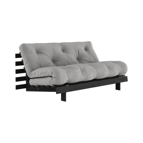 Sulankstoma sofa pilkos spalvos 160 cm Roots Black Night – Karup Design
