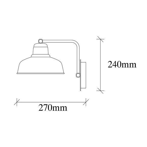 Sieninė lempa juodos spalvos Berceste – Opviq lights-image-4
