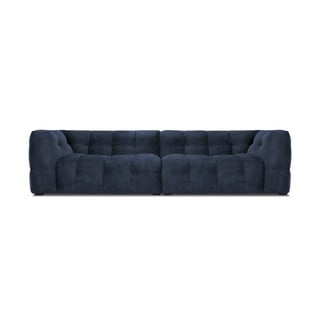 Mėlyna aksominė sofa Windsor & Co Sofas Vesta, 280 cm