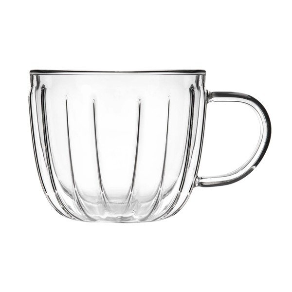 Iš stiklo puodeliai 2 vnt. kapučino 350 ml Tulip – Vialli Design-image-2