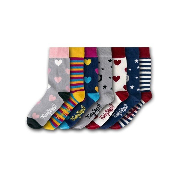 7 porų "Funky Steps Lolly" spalvotų kojinių rinkinys, 35-39 dydis