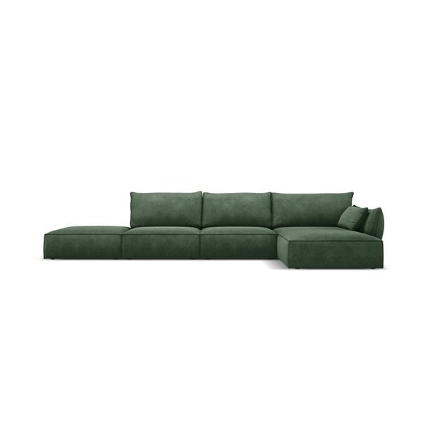Tamsiai žalia kampinė sofa (dešinysis kampas) Vanda - Mazzini Sofas