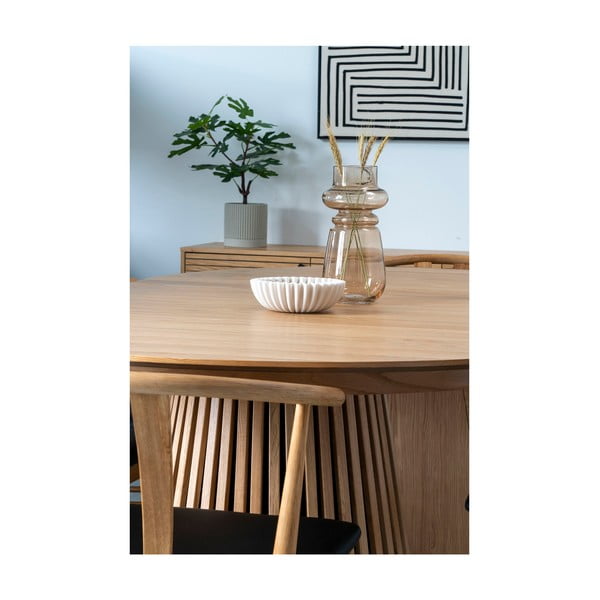 Iš stiklo  vaza šviesiai rudos spalvos (aukštis 31 cm) – House Nordic-image-1