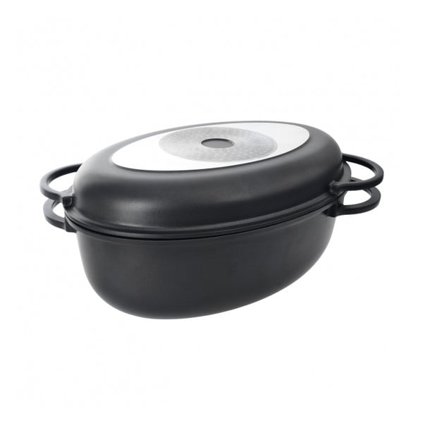 3 dalių kepimo indas su tefloniniu paviršiumi ir aromatiniu dangčiu Orion Al-image-2