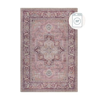 Skalbiamas iš perdirbto pluošto mišinio kilimas šviesiai raudonos spalvos 120x170 cm Windsor – Flair Rugs