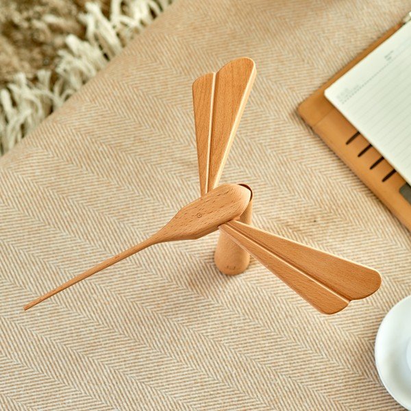 Natūralios spalvos šviečianti dekoracija nešiojamas USB Dragonflight – Gingko-image-4