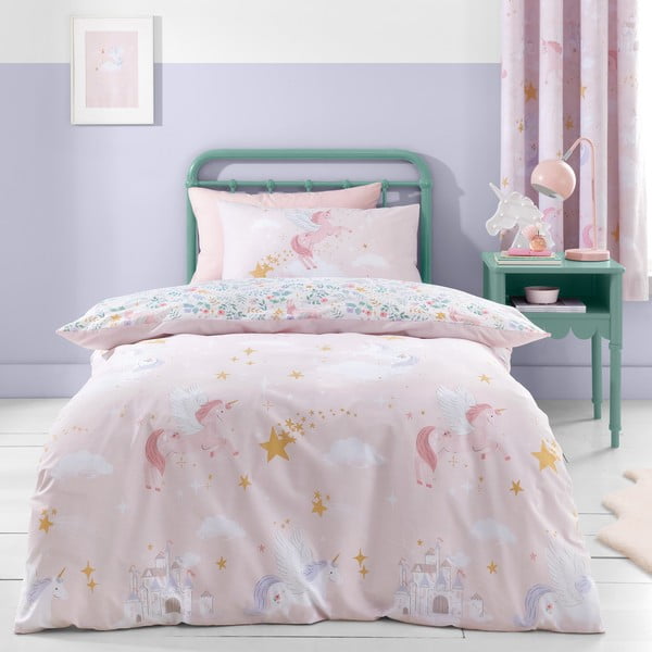 Viengulė vaikiška patalynė 135x200 cm Fairytale Unicorn – Catherine Lansfield-image-1