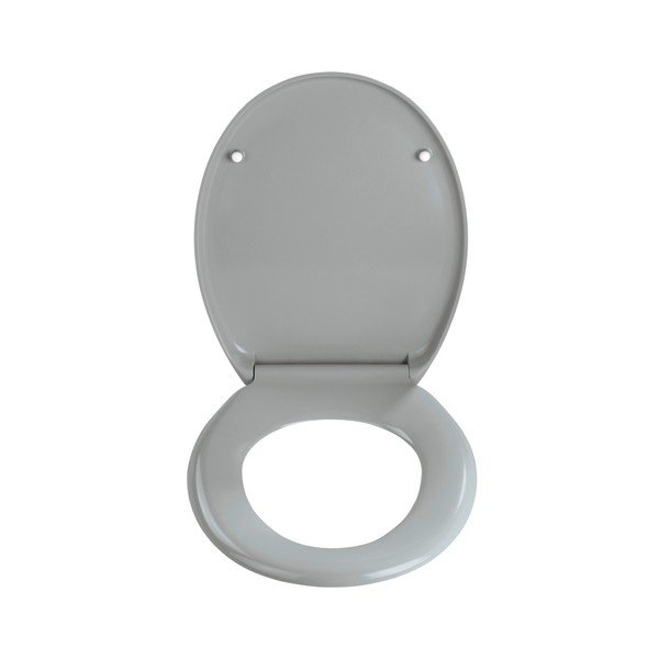 Šviesiai pilka lengvai užsidaranti tualeto sėdynė Wenko Premium Ottana, 45,2 x 37,6 cm-image-2