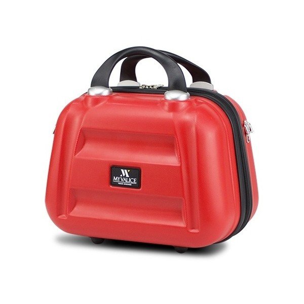 Raudonas moteriškas kelioninis lagaminas My Valice SMART BAG LASSO Make Up & Hand Suitcase