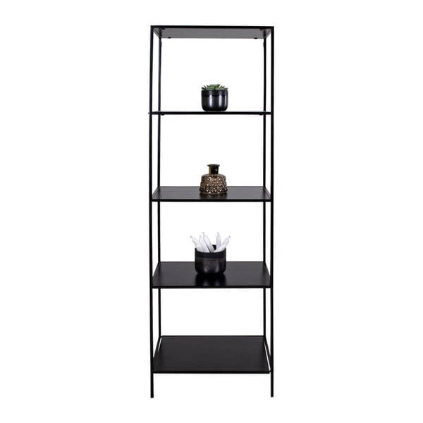 Juoda knygų spinta House Nordic Vita Shelf, 51 x 170 m-image-4