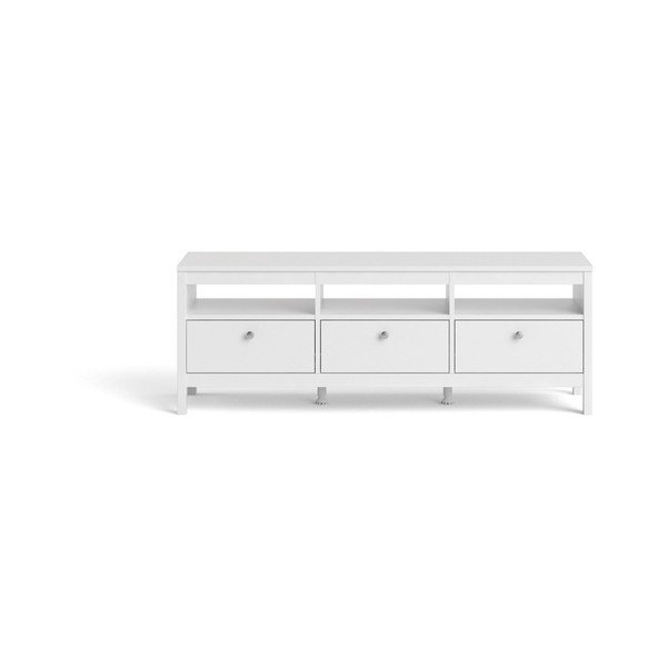 TV spintelė baltos spalvos 151x54 cm Madrid – Tvilum-image-2