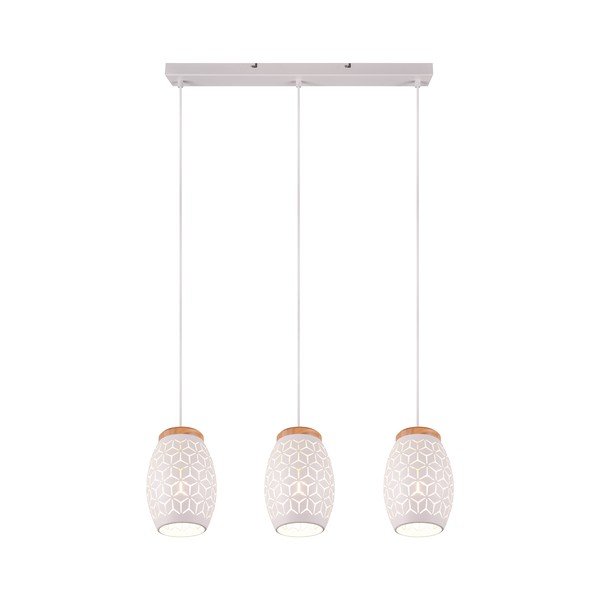 Kabantis šviestuvas baltos spalvos ø 15 cm Bidar – Reality-image-1