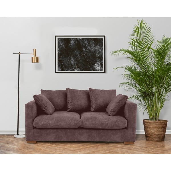Sofa tamsiai rudos spalvos 175 cm Comfy – Scandic-image-1