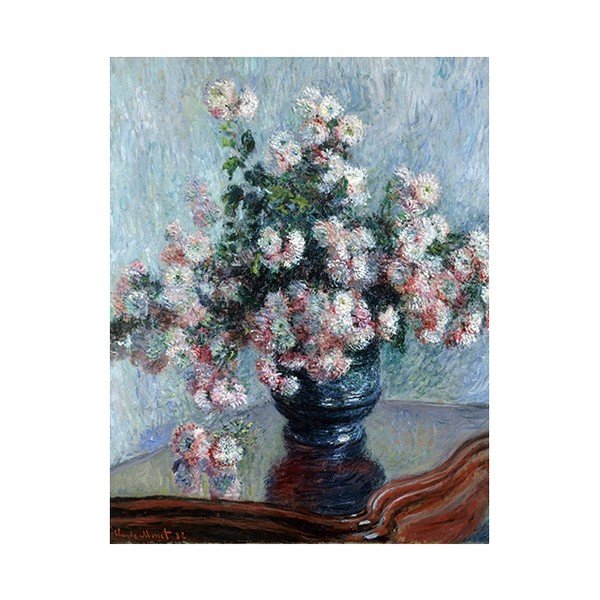 Claude Monet - Chrizantemos, 50x40 cm
