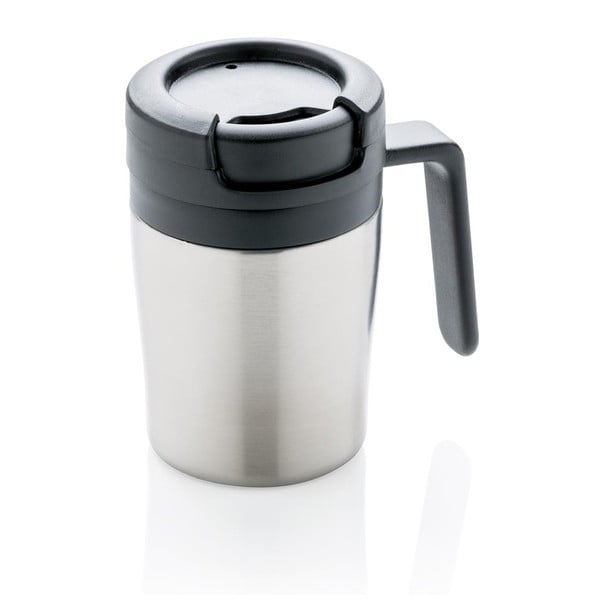 "Silver XD Design Coffee to Go" termo puodelis su rankena, 160 ml