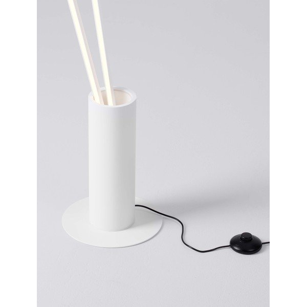 Matinės baltos spalvos iš metalo pastatomas šviestuvas LED su sulankstoma konstrukcija (aukštis 181 cm) Kimolia – Nova Luce-image-4