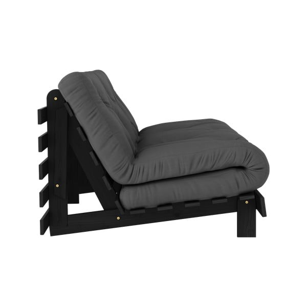 Sulankstoma sofa tamsiai pilkos spalvos 160 cm Roots Black Night – Karup Design-image-4
