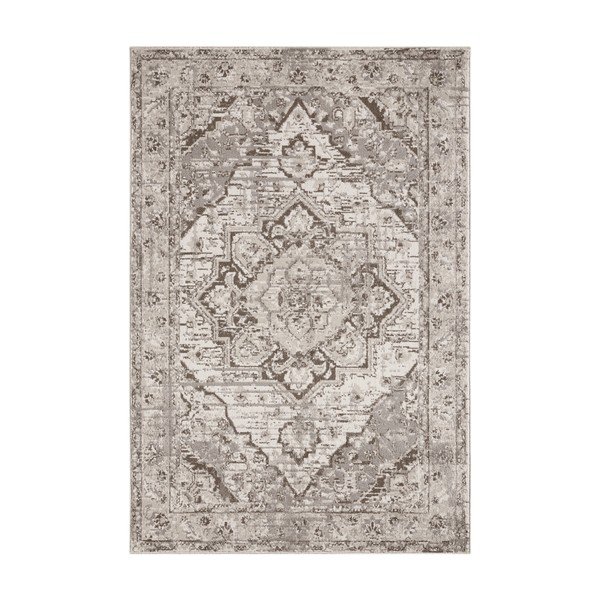 Pilkos spalvos/smėlio spalvos kilimas 240x340 cm Terrain Designer Sand – Hanse Home