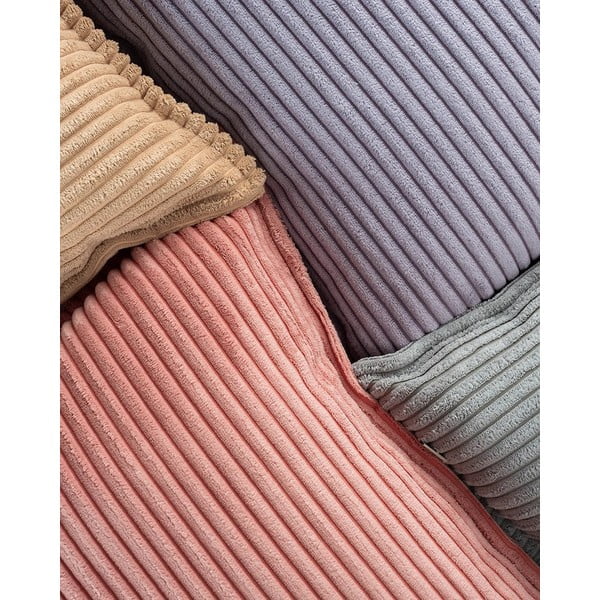 Rožinės spalvos iš kordinio velveto vaikiška sofos pagalvėlė Block – Wigiwama-image-3