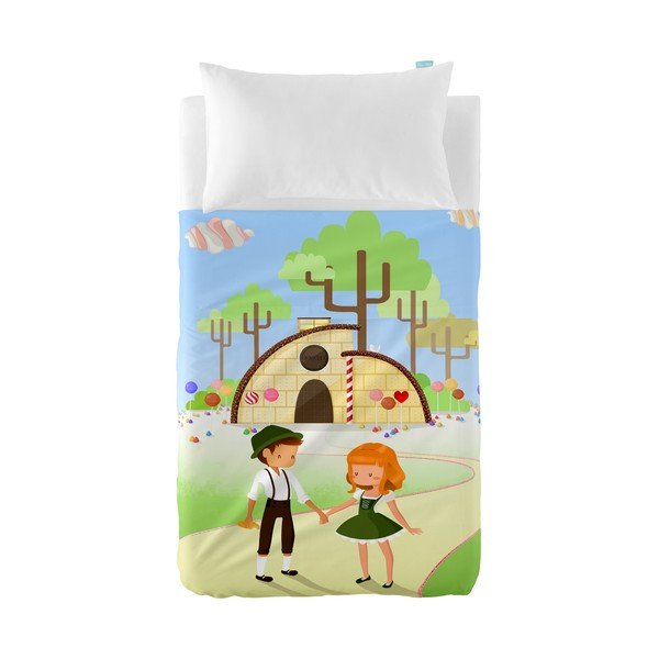 Kūdikių užvalkalas ir užvalkalas lovai "Mr. Fox Candy House", 100 x 130 cm