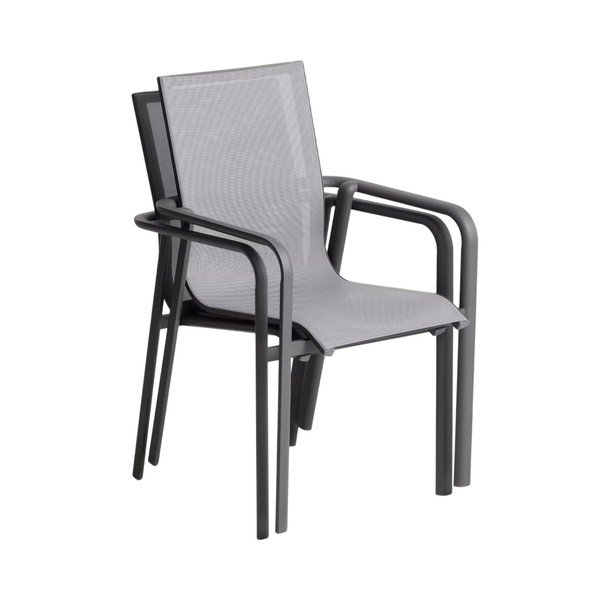 Pilkos spalvos sodo kėdė Canea – Kave Home-image-3
